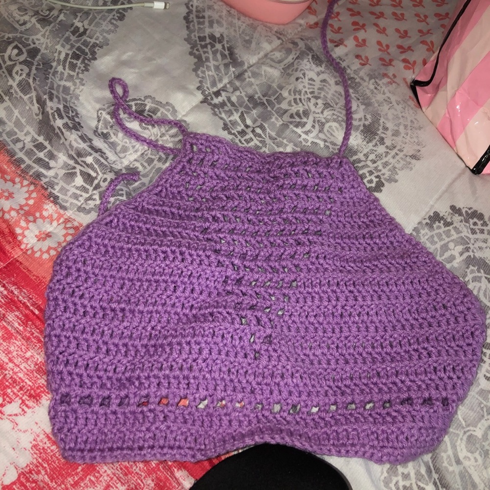 Crop knit top